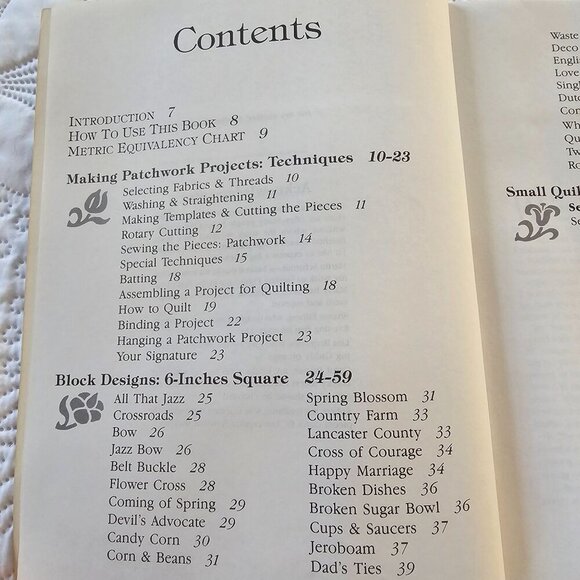 Vintage 1988 and 2001 Quilting Books Bundle - Small Projects & Weekend Quilts - Picture 7 of 16